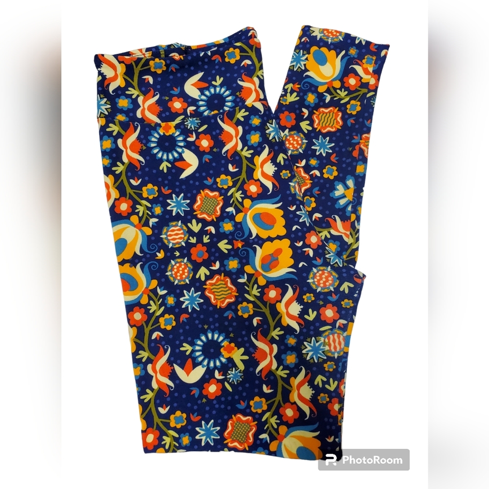LulaRoe leggings w/ flowers